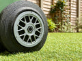 UK Wheelie bin Hockenheim style wheel trims (125mm)