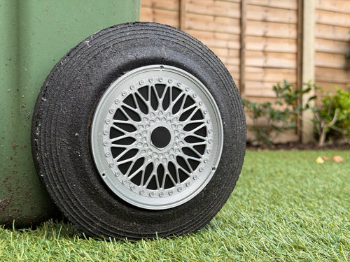 UK Wheelie bin BBS Multispoke inspired wheel trims (125mm)